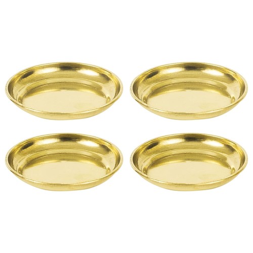 Brass diya bhog - diya, prasad