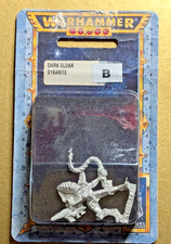 Dark Eldar Drukhari Sybarite 2, Nhrakkez - Warhammer 40k - Vintage - OOP - NIB