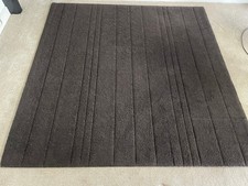 Large 2m square  dark brown