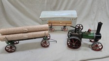 Mamod Steam Traction Engine and Log Trailer inc box