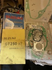 Suzuki GT250 X7 ,Service Manual , Parts Manual And Job Lot Of Gaskets