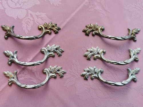 Vintage rococo brass finish - 6x,