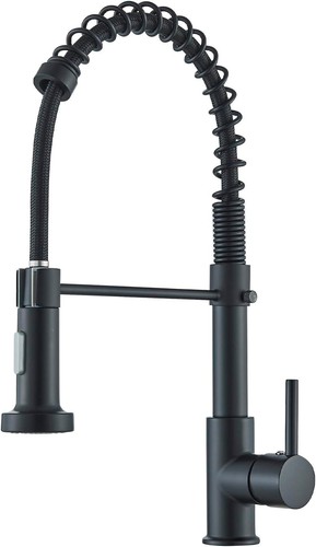 Black kitchen tap sink mixer - tap,