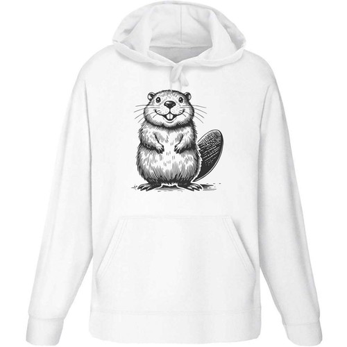 Happy baby beaver - baby, adult