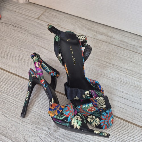New look floral stiletto heels