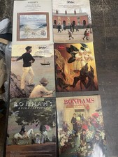 JOB LOT OF 6 AUCTION CATALOGUES CHRISTIES, Sothebys & Philips WORKS OF Art Etc