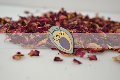 Dried rose petals