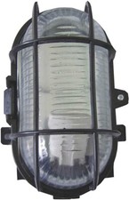 Outdoor Bulkhead Light Black