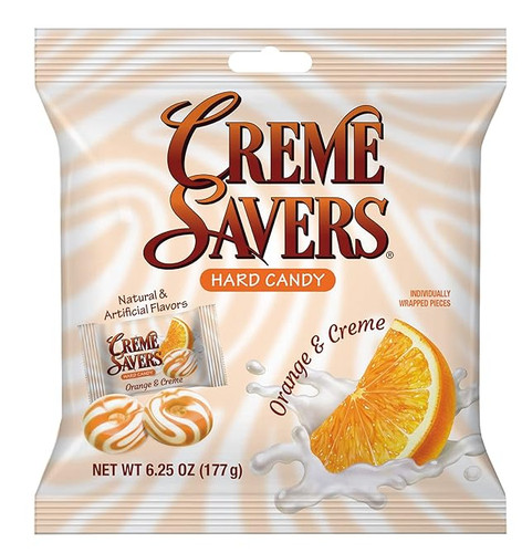 Creme savers orange and - creme,