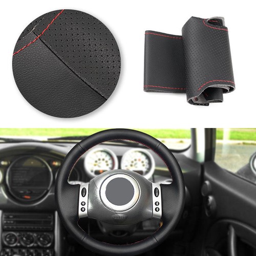 Leather steering wheel cover - leather,