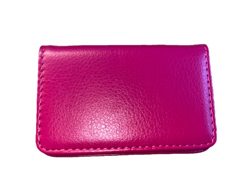 Pink card holder wallet - pink,