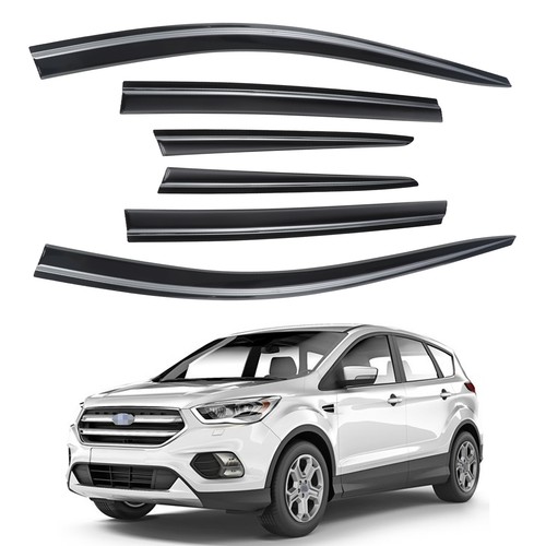 Gearzaar black wind deflectors - black,