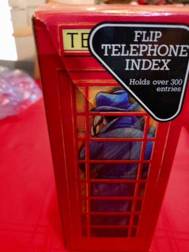 Telephone box - telephone, book