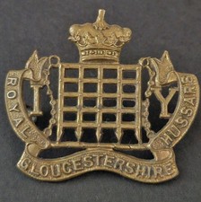 WW1 - Royal Gloucestershire Hussars - Imperial Yeomanry - Cap Badge.
