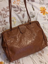 Embossed Leather tooled Bag