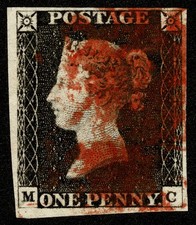 Penny black stamp GB Q