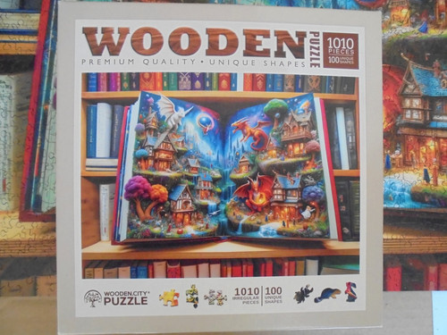Wooden citypuzzle 1010 - -,