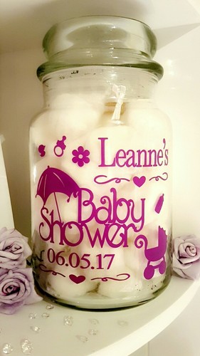 Personalised large candle - large,