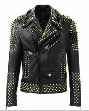 Men’s Black Studded Punk