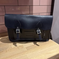 Ladies Zatchels Handmade Blue Leather Satchel Crossbody Messenger Laptop Bag