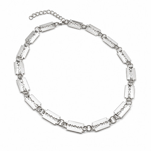 Razor blade chain necklace - chain,