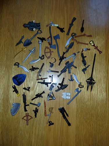 Lego wepons and accessories - and,