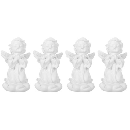 4pcs resin angel statue - 4pcs,