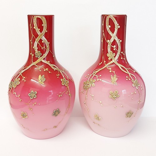Pair thomas webb sons - of,