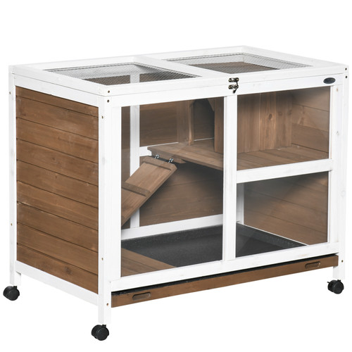 Wood rabbit hutch - wood, cage