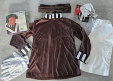 Boys / Girls Oompa Loompa Factory Worker Fancy Dress Costume Age 9 - 12 