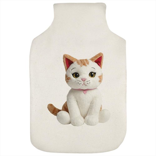 Plush cat hot water bottle - 'plush,