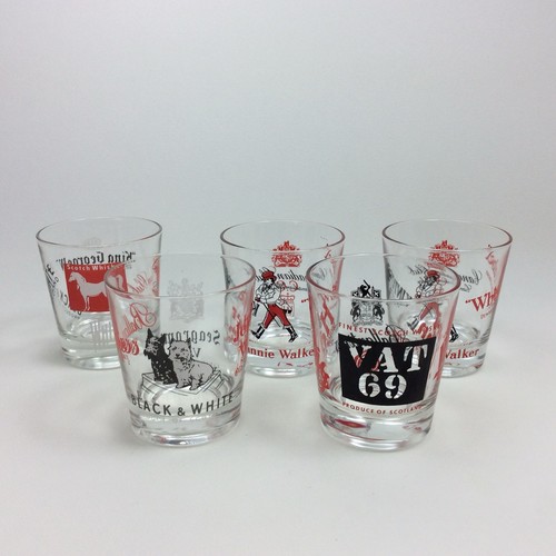 Vintage whisky glass - whisky, white