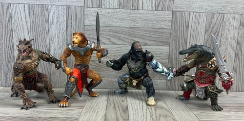 Four papo fantasy mutant - papo,