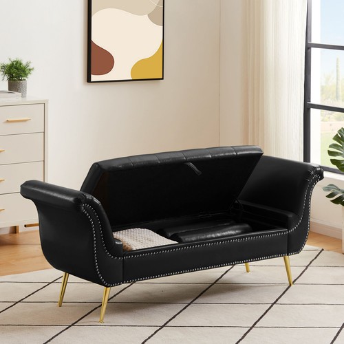Storage ottoman bench - bench, sofa