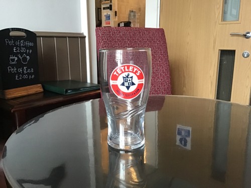 Tetley pint glass official - tetley's,