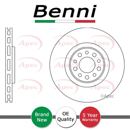 Brake disc front benni - front, fits