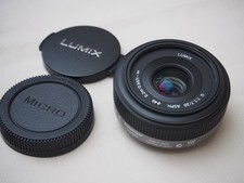 Panasonic Lumix G  20mm f/1.7 Aspherical Lens for Micro Four Thirds, Excellent.