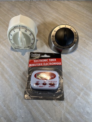 Vtg kitchen timer lot - vtg,