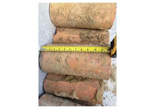 Reclaimed vintage clay land - vintage,