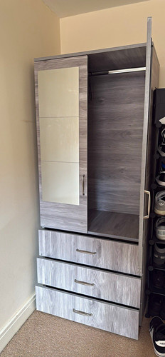 Grey wood effect - wood,