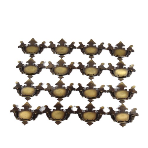 Lot vintage ornate brass - ornate,