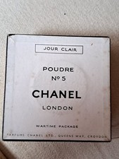 chanel no5 powder, wartime package