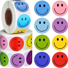 Smiley Face Stickers For School Teachers Rewards Good Kids Behaviour Parents
