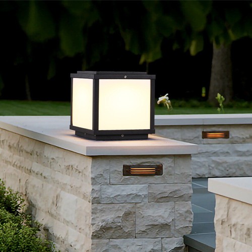 Yard pillar lamp home - yard,