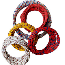 stripey hook up wire bundle