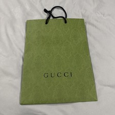 New GUCCI Embossed Green Small