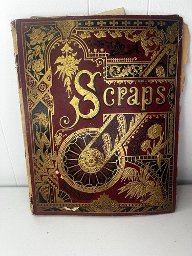 Antique 1800 scrap book - 1800's,