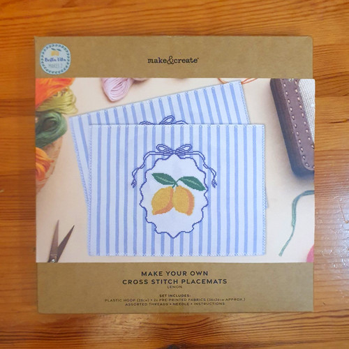 Placemat cross stitch kit - placemat,