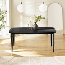 Leif Rectangular Black Solid