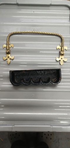 Antique cast iron brass - cast, &